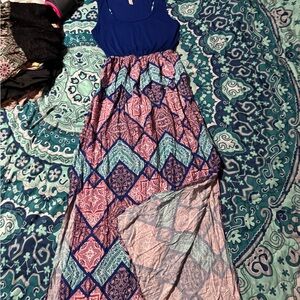 Xhilaration Vibrant Blue Dress